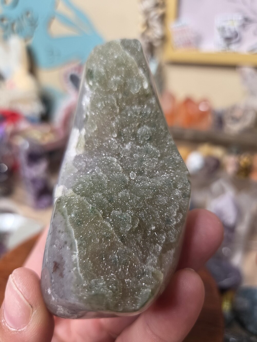 Green Amethyst Freeform 3x2 (Attracts Abundance) - Picture 6 of 6